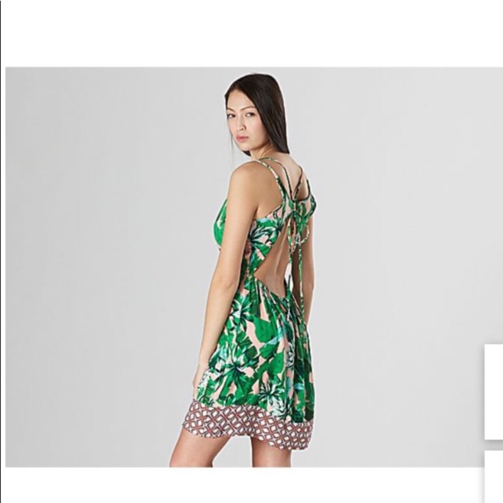 Sperry Open Back Tropical Beach Cover-up - Size L